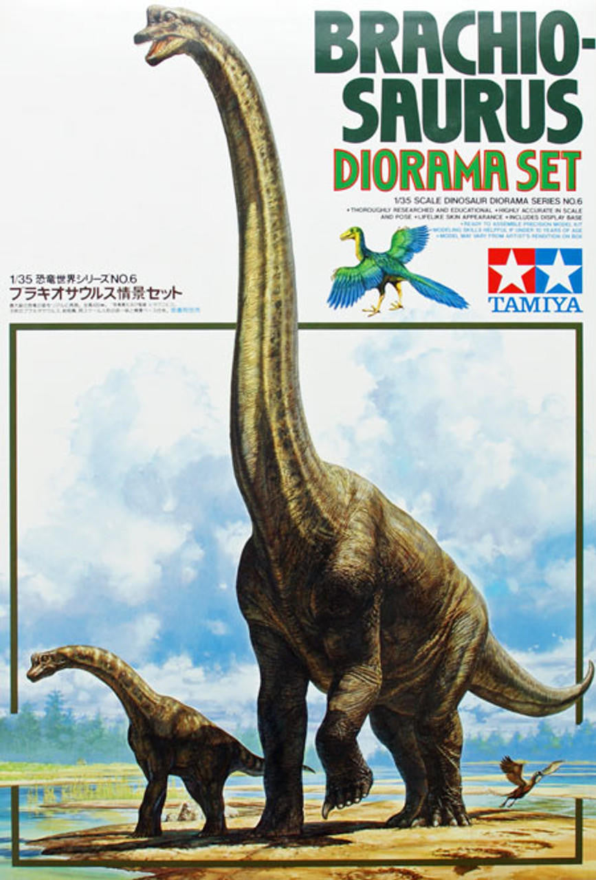 Tamiya 1/35 Brachiosaurus Dinosaur Diorama Set 60106